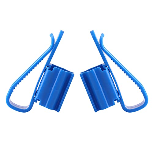 2Pcs Mounting Clip, Adjustable Plastic Hose Holder Clamp with High Hardness Design, Secure Fish Bucket Stabilization