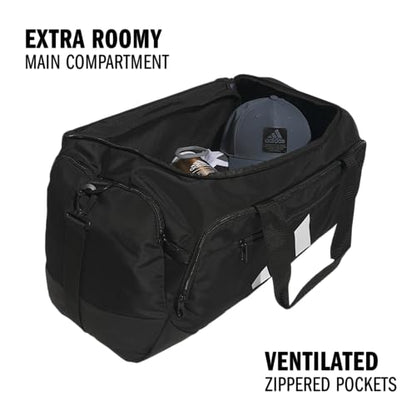 adidas Defender 5 Duffel Bag for Sports, Gym and Travel, Black, OSFA - color: Black, style: Medium (59l)