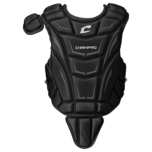 Champro Optimus MVP Chest Protector - color: Black, size: 15"