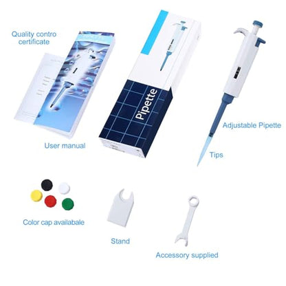 Adjustable Micropipette 0.5ul-10ul,Single Lab Pipette High-Accurate Pipette | Laboratory - size: 0.5-10ul