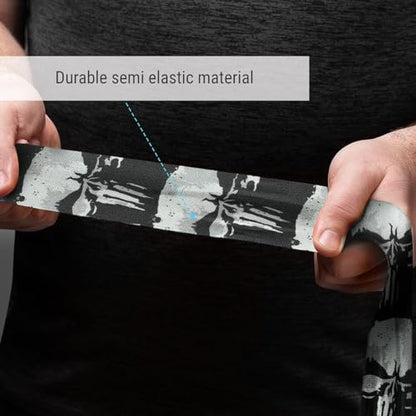 Hayabusa Marvel Hero Elite Mexican Style Boxing Hand Wraps for Men & Women - color: The Punisher