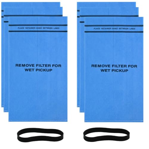 9 Pack 38737 Dust Filter Bags Replacement Includes 3 Retaining Bands | for Stinger Wet Dry Vac and Bucket Head Vacuum, Craftsman 2-2.5 Gallon Vacuums, , Part# 9-38737/Cmxzvbe38737