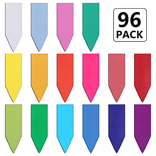 96 Pieces Arrow Shaped Magnetic Bookmark, Bright Color Set