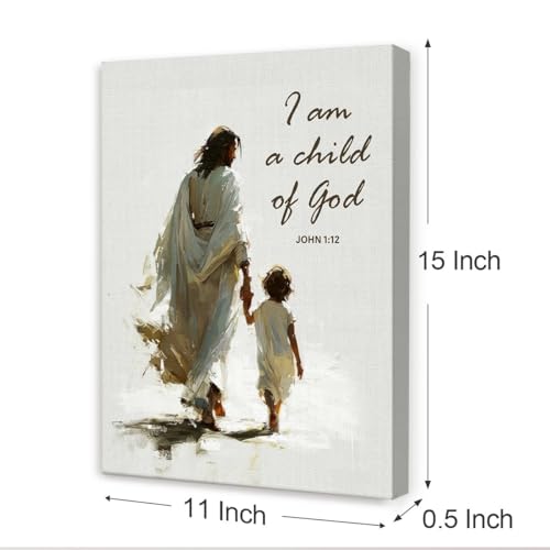 Jesus and Children Canvas Wall Art,Christian Classroom Decor - color: Kids Bible3