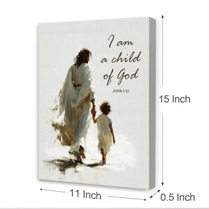 Jesus and Children Canvas Wall Art,Christian Classroom Decor - color: Kids Bible3