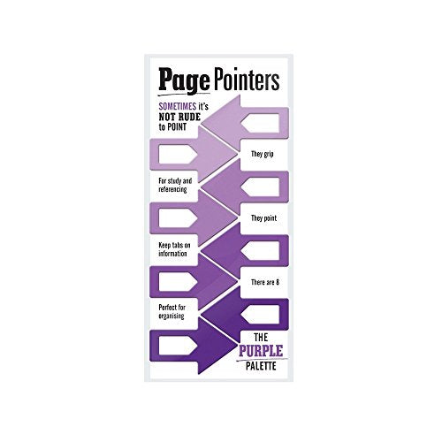 Page Pointers Page Markers - Purple - color: Purple
