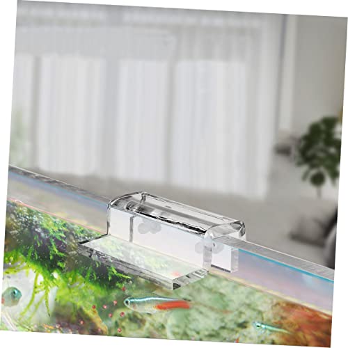 BESPORTBLE 12pcs Acrylic Fish Tank Cover Support Bracket Aquarium Holder for Open Tanks Turtle Pet White
