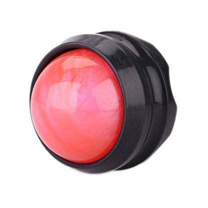 Manual Massage Ball Pain Relief Back Roller Massager Self Massage Therapy and Relax Full Body Tools for Sore Muscle Joint Pain Essential Oils or Lotion Relax (Pink) - color: Pink