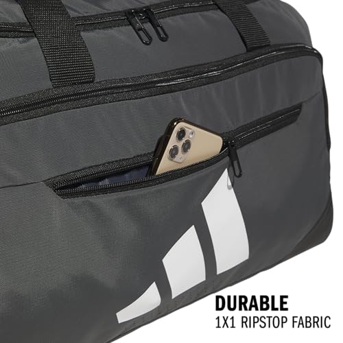 adidas Defender 5 Duffel Bag for Sports, Gym and Travel, Team Dark Grey, OSFA - color: Team Dark Grey, style: Medium (59l)