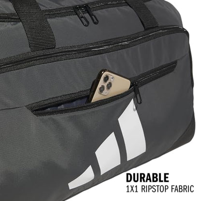 adidas Defender 5 Duffel Bag for Sports, Gym and Travel, Team Dark Grey, OSFA - color: Team Dark Grey, style: Medium (59l)