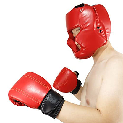 ACAGALA Kickboxing Head Gear for Adults/Kids MMA Training Sparring Martial Arts Boxing Helmet