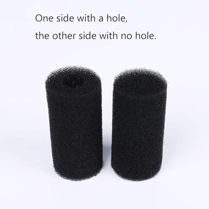 8 Pack Pre-Filter Sponge Aquarium Pre Filter Foam Rolls 0.6” Intake Replacement Sponges for Fish Tank Filter Accessories (1.6''Dx3.1''Hx0.6''Intake)