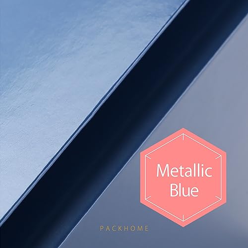 PACKHOME Gift Box 11.5x8x2.5 Inches, Sturdy Shirt Box with Magnetic Lid for Multiple Occasions (Glossy Blue) - color: 11x7.8x2.3 Inch-Blue-Pack of 1