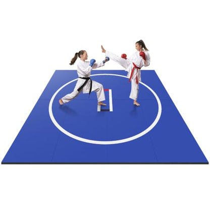 Generic 3M X 3M Gymnastics Training Mat Wear Resist Portable MMA Blanket Anti-Slip Multi-Functional Training Blankets for Grappling Martial Art Boxing Judo