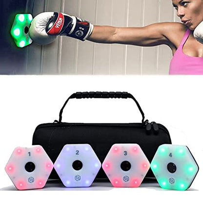Flash Reflex Pods,Reaction Training LED Light Pods,Improve Fitness,Reaction Time,Speed and Agility for Gyms,Coaches,Sports Facilities
