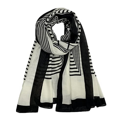 FINIZO Women's Fashion Scarves, Lightweight Cotton Blend Neck Scarves - color: 22