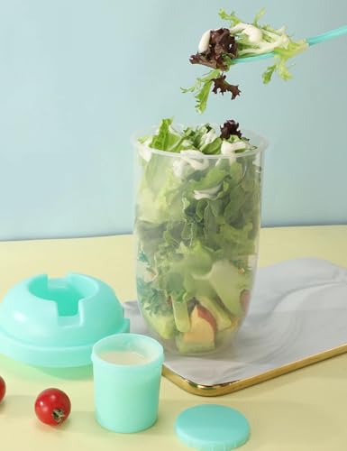 Portable Salad Cup - color: Green