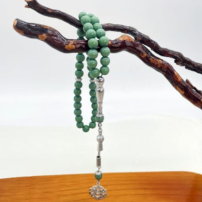 [Njdkadey] Exquisite Religious Gift Tasbi Bracelet with 45 Beads Rosary Beads Hand Chain Tasbi Religious Eid Gift Rosary Beads Bracelet