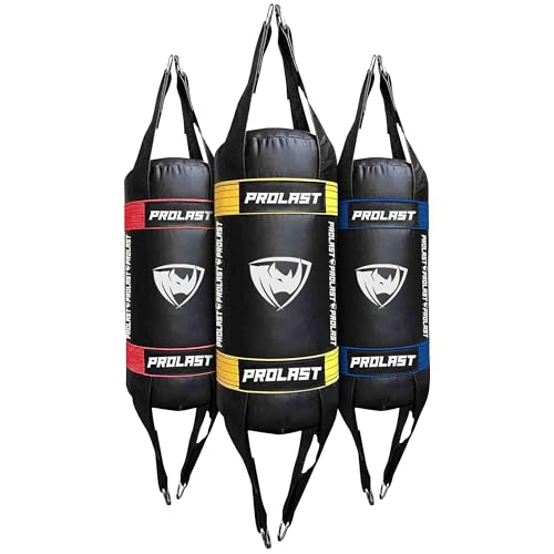 Small Double End Hanging Punching Bag, Boxing, Muay Thai, MMA Training Equipment, Cylindrical, Portable, Filled, Lightweight - color: Yellow