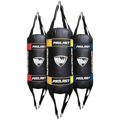 Small Double End Hanging Punching Bag, Boxing, Muay Thai, MMA Training Equipment, Cylindrical, Portable, Filled, Lightweight - color: Yellow