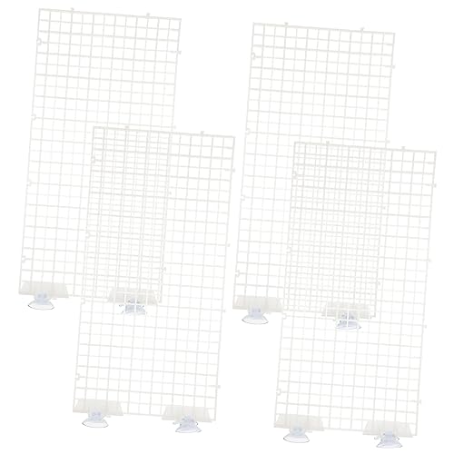 Milisten Crate Divider Panel for Betta Fish Tank Suction Cup Aquarium Isolation Board Random Color