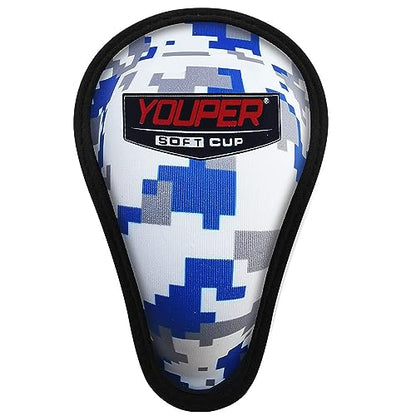 Youper Youth Elite Padded Baseball Sliding Shorts w/Soft Athletic Cup - color: Black, size: X-Small