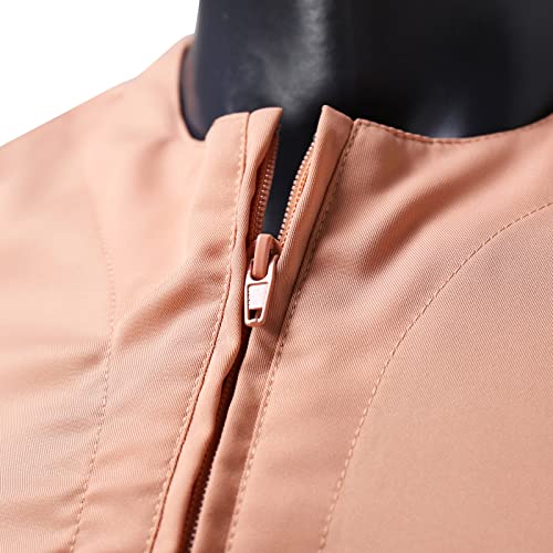 Muslim Thobe for Men Islamic Robe Kaftan Long Sleeve Jubba Arabic Gown Cotton Linen Loose Fit Ramadan A20 - color: Khaki, size: Medium