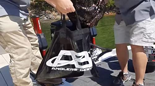 Angler's Best Tournament Fish Bag: Durable and Leakproof Fishing Gear, Fishing Bag with PVC Coating, Puncture-Resistant, 24” by 20” with Strong Nylon Handles and Ruler