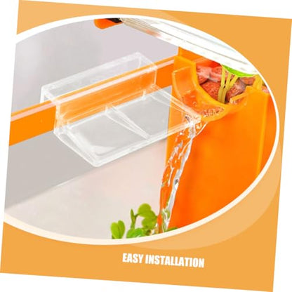 BESTonZON 10pcs Fish Tank Lid Holder Bracket Acrylic Support Clips for Aquarium Cover and Stable Fish Tank Accessories Robust Design for Thickness Aquariums