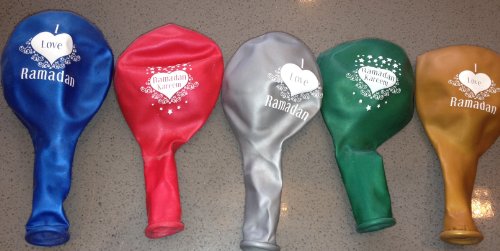 Desert Dress Pack 10 Ramadan Balloons Happy Decoration Gift Party Islam Celebration Kids Eid