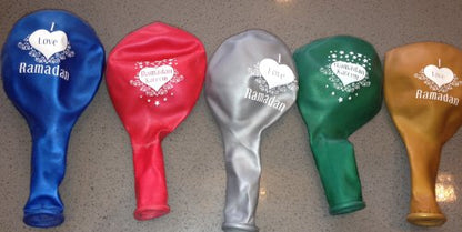 Desert Dress Pack 10 Ramadan Balloons Happy Decoration Gift Party Islam Celebration Kids Eid