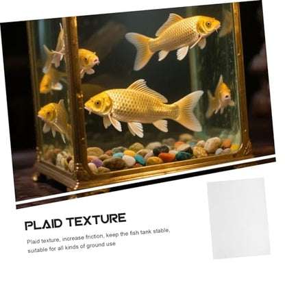Yardwe Non Slip Shockproof Pad for Fish Tanks Durable Pattern for Surface Protection and Easy for Aquarium Accessories