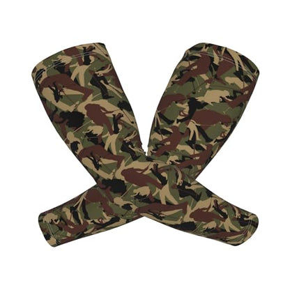 Arm Sleeves Outdoor Garden Sports Cooling Sun Sleeve for Women Men Farm - color: Golf