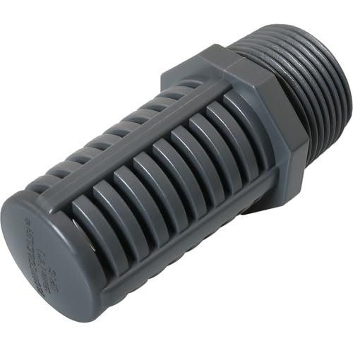 MEETOOT 1 Inch Standard Thread Inlet/Overflow Filter Water Tank PVC Permeable Cover for Connecting Aquarium Hose