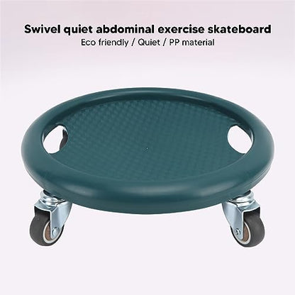 Ab Wheel, 360 Degrees Swivel Core Trainer, Abdominal Exercise Roller for Waist Strength, for Men Women Seniors Beginners Home Workout