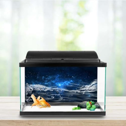 30 Inch PET Aquarium Background Self-Adhesive PVC Waterproof Fish Tank Backdrop Decoration for Freshwater and Saltwater Tanks