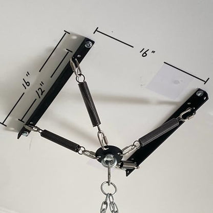 Heavy Bag Hanger Noise and Vibration Dampening Design Ceiling or Open Floor Joist Mount for Heavy Punching Bags - color: A.Up to 140 LBS