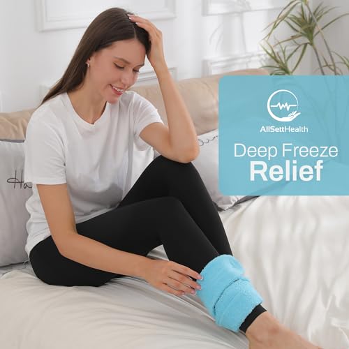 Neck Ice Pack Wrap with 2 Reusable Gel Ice Packs, Flexible Ice Wrap for Neck, Shoulders, Knees, Wrists, Soft Cooling Towel Compress for Post Surgery, Tonsillectomy, Migraine, Sore Muscle Pain Relief - style: Neck Ice Wrap