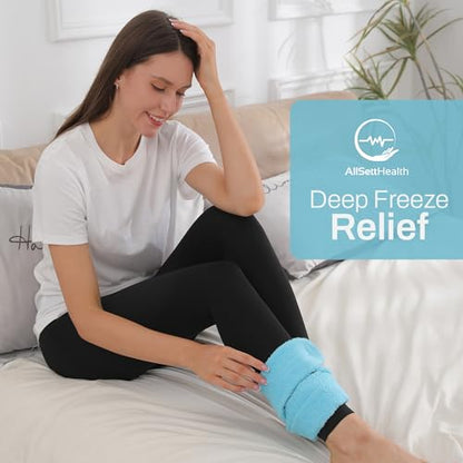 Neck Ice Pack Wrap with 2 Reusable Gel Ice Packs, Flexible Ice Wrap for Neck, Shoulders, Knees, Wrists, Soft Cooling Towel Compress for Post Surgery, Tonsillectomy, Migraine, Sore Muscle Pain Relief - style: Neck Ice Wrap