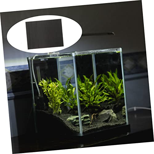 Yardwe Shockproof Aquarium Mat Thick Non- Pad for Fish Tanks Water Absorption and Heat Preservation Black for Fish Tank Bases and Reptile Terrariums