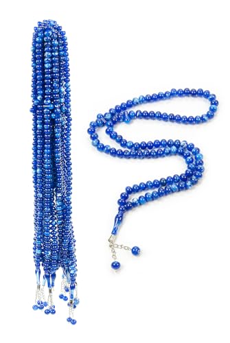 ihvan online, Tasbih Prayer Beads 99, Pack of 10, Muslim Prayer Bead, Islamic Rosary Bead, Dhikr, Tasbeeh Bulk, Misbaha, Masbaha, Tespih, Islamic Gift for Ramadan & Mawlid & Hajj Umrah - color: Navy Blue