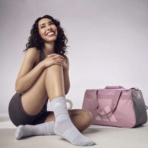 adidas Power Gym Bag – Lightweight Small Duffel - color: Magic Mauve Purple/Grey Four