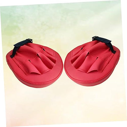 VICASKY Curved Thai Kick Pads Set PU Leather Training Equipment for Kickboxing Taekwondo and Hand Feet Arc Design for Enhanced Focus and Performance