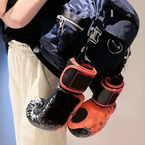 kowaku Boxing Gloves Carrying Strap Travel Carrier Gloves Punching Bag Strap,Accessory,Storage Rack,Professional Hanging Sling Leash - color: Reflective