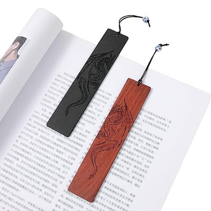 Dragon Bookmark Gift, Bookmarks for Men Boy, Cool Bookmarks, Book Marks for Adults Kids Fantasy Gifts for Men (Dragon) - style: Dragon