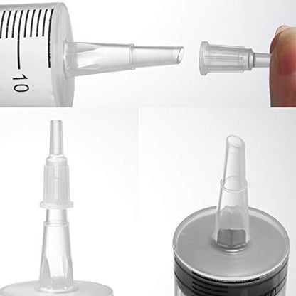 2 Pack Large Syringes, Large Plastic Garden Industrial Syringes for Scientific Labs, Measuring, Watering, Refilling, Filtration Multiple Uses (100 ML) - size: 100 ML