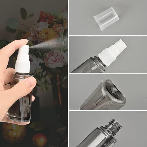 Bpluma Travel Bottles, Leak Proof Containers For Toiletries TSA Approved Airplane Accessories Kits For Liquid With Labels - color: Pack of 4 - Black