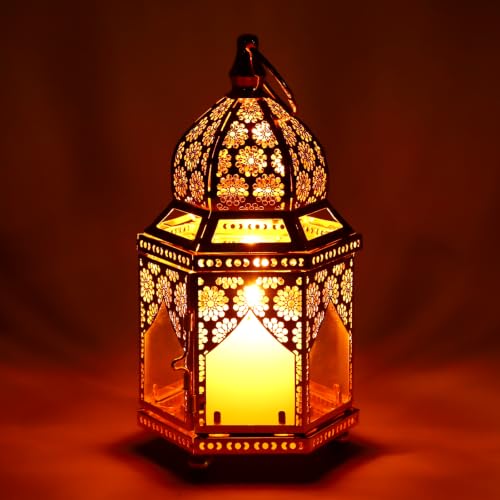 7.8" Ramadan Lantern Decorations Moroccan Lamp Decorative Candle Holders