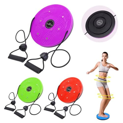 Twister Magnet Waist Twisting Disc Fitness Balance Board Weight Lose Trainer Magnetic Massage Wriggling Plate Gym Red