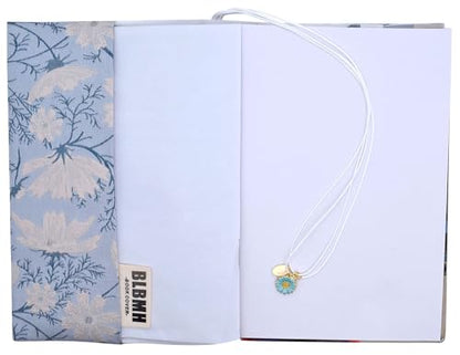 BLBMH 5x8 Book Cover | Handmade Non-Stretch Fabric Sleeve with Bookmark | for Paperback Bible Journal | Privacy Reading Gift for Women - Daisy - color: Daisy